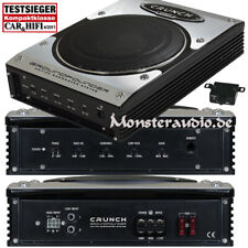 B-Ware Crunch Aktiv Subwoofer flach Untersitzmontage GP-800 20cm Sub 200 Watt