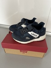 Levi’s Boston Mini Gr. 26 Jungen Turnschuhe Schuhe Kinder Mädchen blau weiß Levi