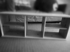 Wandregal 106 cm Holz massiv Kiefer  Ablage 