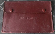 original alte Tasche Etui Ausweishülle für Wehrpass II. WK 