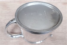 Vintage Militaria Officers Mess Milchkrug breiter Pfeil/Krähen Fuß Mappin Webb 1962