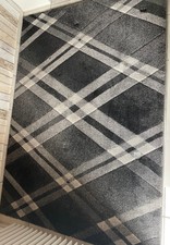 LUXOR - Teppich 160x230 grau/schwarz Muster für Ess- oder Wohn -zimmer