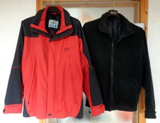 Maul Sport Outdoorjacke MegaTex 3 in1 Funktionsjacke Gr. 52 Rot/Schwarz 