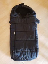 Teutonia Fußsack Fusssack schwarz Sommer und Winter umbaubar schwarz