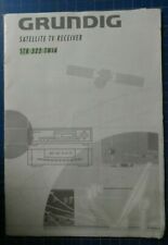 Grundig Satellite TV Receiver STR 322 Twin Bedienungsanleitung H11904