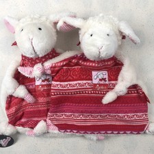 Sigikid Lamm Schaf Schnuggi ❤️ Schmusetuch Schnuffeltuch  Kuscheltuch 2er SET
