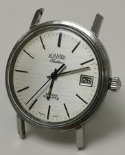 Vintage Roamer Choreographin kein Puls Quarz Datum gents watch & Buch Ersatzteile ETA 954.111