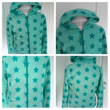 Mädchen,? Fleecejacke, Jacke,Gr.146/152 Stermuster, Kapuzenjacke