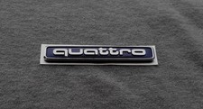 Original Audi A1 / A3 / Q5 / R8 " quattro " Emblem Logo Schriftzug Zeichen Heck