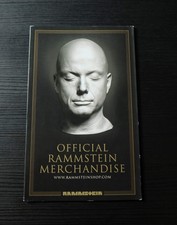 Rammstein Official US Merchandise Flyer Paul Landers Lifad Mutter MiG Paris Zeit