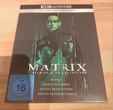 Matrix 1-4 Deja Vu Collection 4k UHD + Blu-ray, neuwertiger Zustand! 