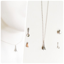 Kette silber Anhänger Weihnachtsfeier Baby Stilvolle Halsband Kragen Halskette Geschenk UK x