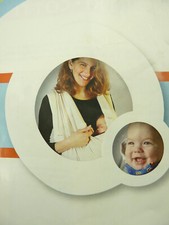 (bo701) TRi-COTTi, Baby Tragetuch aus 2 Baumwollbändern, Größe large