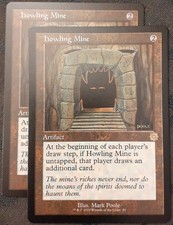 2 x Heulende Mine. Retro-Rahmen seltenes Artefakt. Der Krieg der Brüder.  MTG