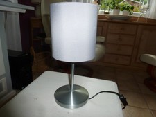 Tischlampe Ikea Nachttischleuchte grau silber 