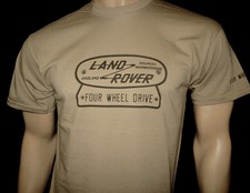 LAND ROVER VIERRADANTRIEB LOGO T-SHIRT - olivgrün oder khakifarben in 5 Größen - FWD
