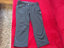 Hose Funktion Trekking Wandern Sport grau Stretch Urbanactive S 36 Damen 3/4 TCM