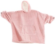 A90 Hoodie Decke Weich Winter Kapuze Ärmel Sherpa Sweatshirt NEU Einheitsgröße