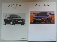 Prospekt Opel Astra GL/GLS/GSI/Caravan, 8.1993, 56 Seiten + Preisliste