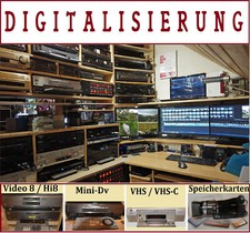  VHS, S-VHS Kassetten auf DVD digitalisieren, überspielen, kopieren, digital