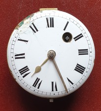 Spindeluhrwerk ohne Gehäuse, Schweiz od. Frankreich zum Herrichten oder Teilegew