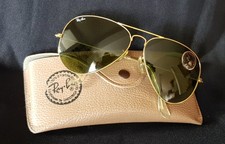 Original Vintage Sonnenbrille Aviator Pilotenbrille von Ray Ban U.S.A. 80er Jahr