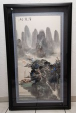 Großes Japanisches Landschaftsbild Bild ohne Rahmen, Wandbild Bilderahmen