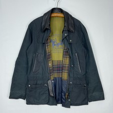 Barbour Polo Club Arkle Wachsjacke Herren klein blau gewachst Reitmantel