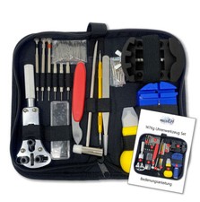 147tlg Uhrenwerkzeug Set Uhrmacherwerkzeug Uhr Werkzeug Gehäuseöffner Reparatur