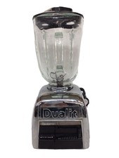 DUALIT ""THE BLENDER"" SCHWERES GLASGLAS, SILBER UND SCHWARZ PAT GETESTET FUNKTIONSFÄHIG 