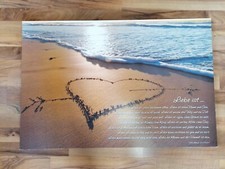 Bild zur Dekoration Thema Liebe ca. 91 cm x 61 cm ohne Rahmen