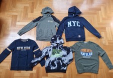5x Hoodie Sweatshirt Pullover H&M C&A Gr 134 140 Herbst Paket Jungen  Kapuze 