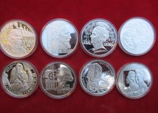 Niederlande 8 Münzen Coins Ecu Silber Ag PP proof