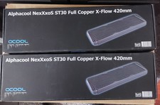 2 x Alphacool NexXxoS ST30 Full Copper X-Flow 420mm Radiator
