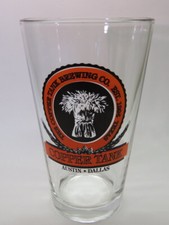 Bier Pint Glas ~ Die Kupfer Tank Gär Co ~ Austin & Dallas, Texas Geschlossen