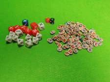 Kings of War Vanguard Token & Würfel für mantische Spiele Fantasy Gefechtsspiel