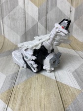 Imaginext Power Rangers White Zord Titanus Dinosaurier Fahrzeug 2018 VGC