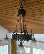 Kronleuchter, exklusive Schmiedearbeit