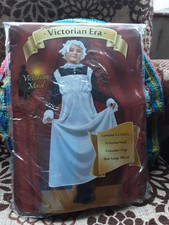 Kind Viktorianisch Era Maid-Buch Tag Kostüm-Large 146cm