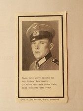 Sterbebild 2. WK, Soldat, Obergefreiter, Grenadier, Wehrmacht