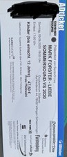 Tickets Mark Forster Liebe Sommer Tour, Kinderkarte