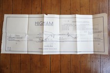 Higham Signalbox Eisenbahnplandiagramm östliche Region