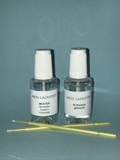 Lackstift Set Mazda 25D Satinweiss met. + Klarlack glänzend 2x 20ml 