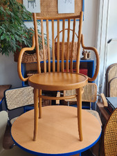 Sessel Holzstuhl  mit Armlehnen - A11 -nussbaum