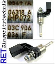 Einspritzdüse Magneti Marelli IHP072 / 03C906036F VW Golf 5 1,4 TSI original