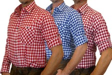 2022 angesagtesTrachtenhemd Sebastian kariert mit edlen Karo Kontrasten