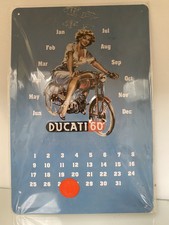 vintage schild Retro DUCATI 60 Nostalgie Werbung *****blechschild