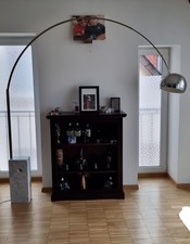 FLOS Designer Leuchte Bogenleuchte Arco mit Marmorfuß E27 ❤️ Chrom Stahl