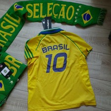 ADIDAS Damen Adidas Trikot Brasil Gr. 40 + 2x Fan Schal Neu m. Etikett TOP