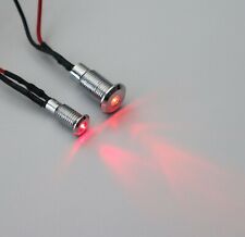 LED mit Fassung Flach verkabelt 3mm/ 5mm 5V / 12V /24V mit 20cm Kabel